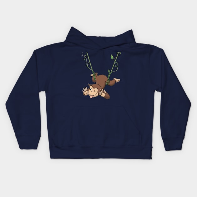 Curious George 4 Kids Hoodie by EcoEssence